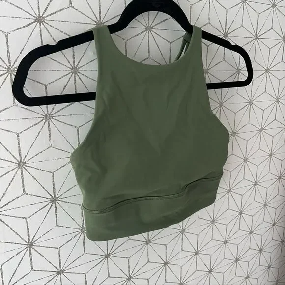 Lululemon Energy Bra High-Neck Longline *Medium Support, B–D Cups
Green Twill - Picture 8 of 8